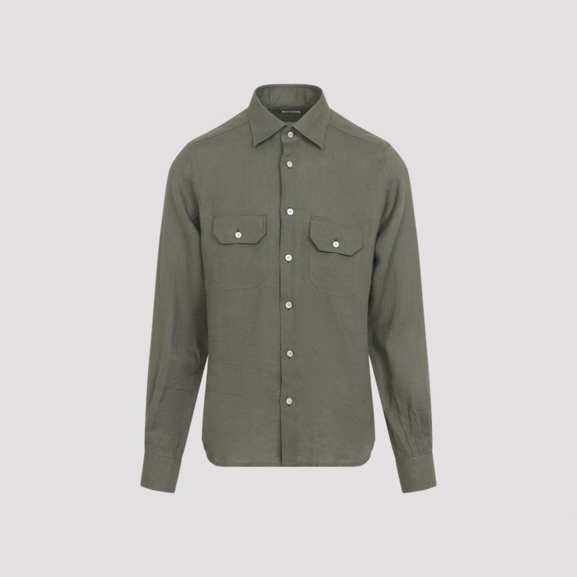 Kiton Linen Long Sleeve Shirt