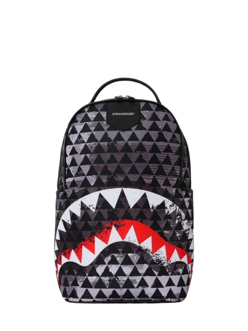 Sprayground Kahuku Niho Mano Geometric Shark Backpack