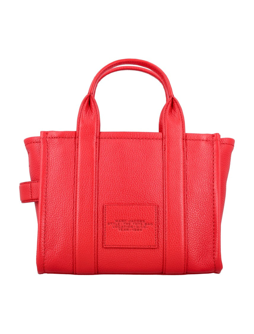 Marc Jacobs Red Mini Hammered Leather Tote Bag