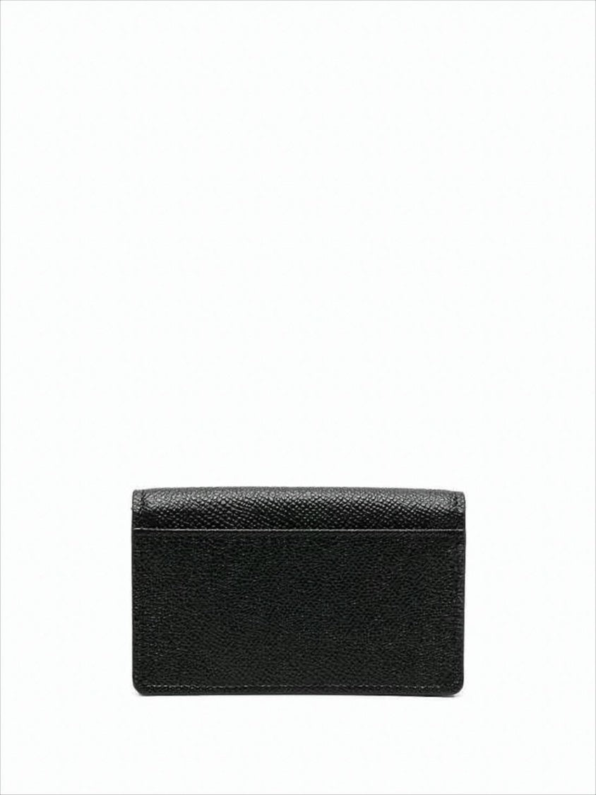Maison Margiela Textured Black Calf Leather Wallet