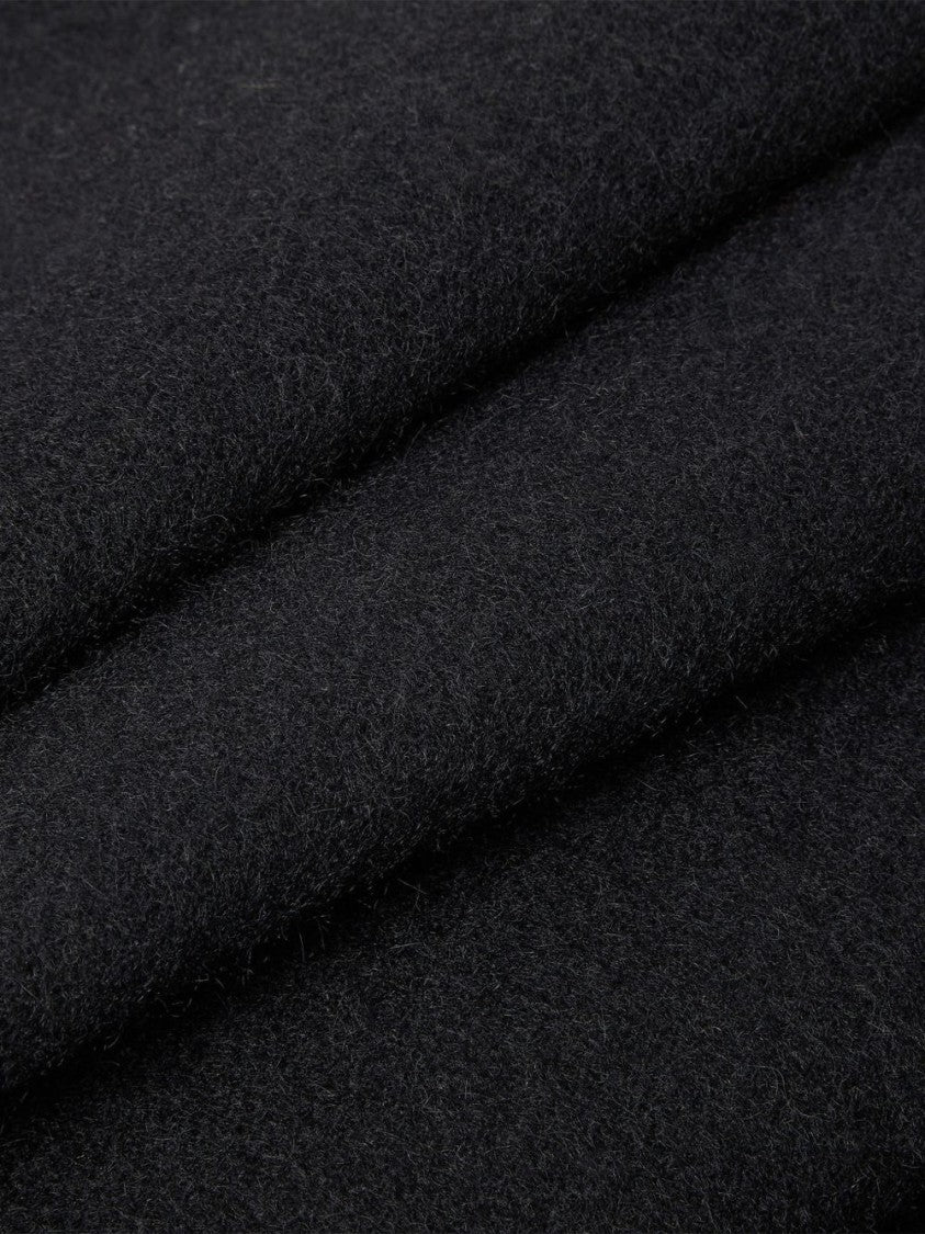 Fendi Reversible Textured Fringed Ends Scarf