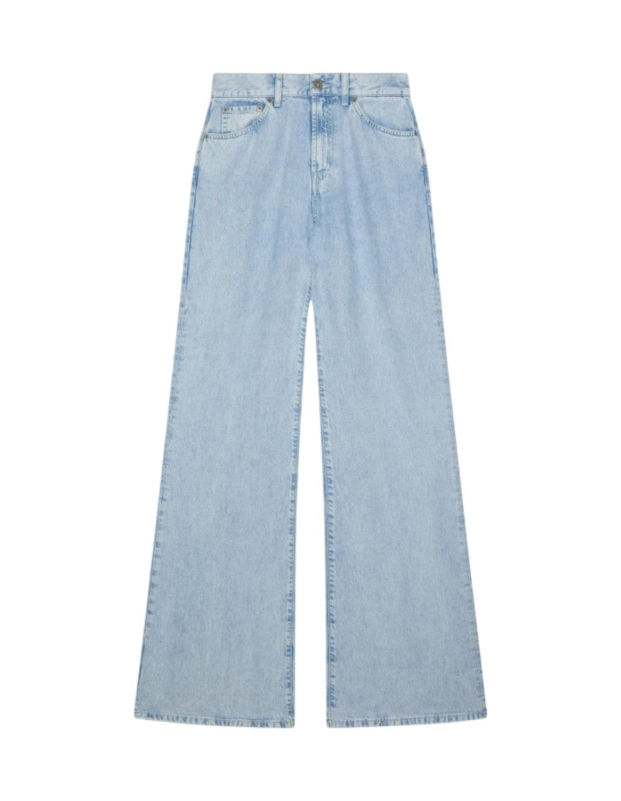 Dondup Amber Five-Pocket Wide Leg Jeans