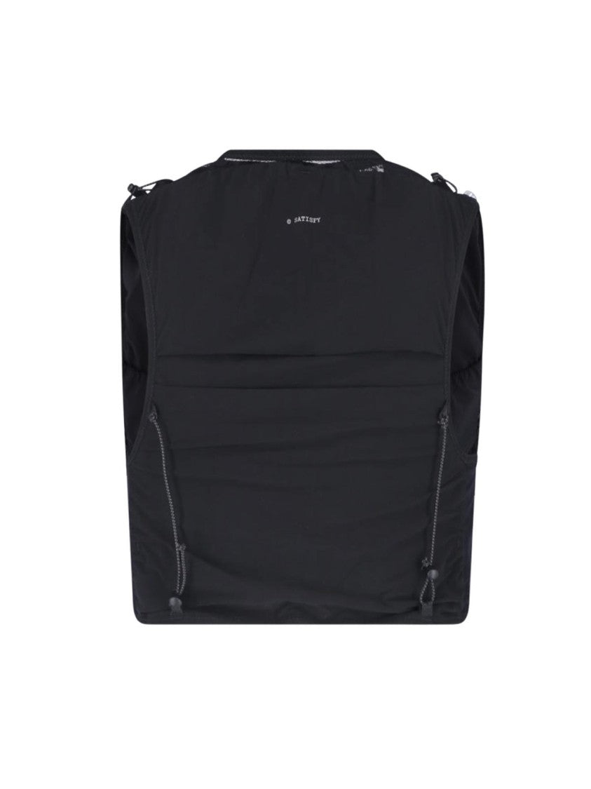 Satisfy Black Hydration Vest Multiple Pockets Jacket