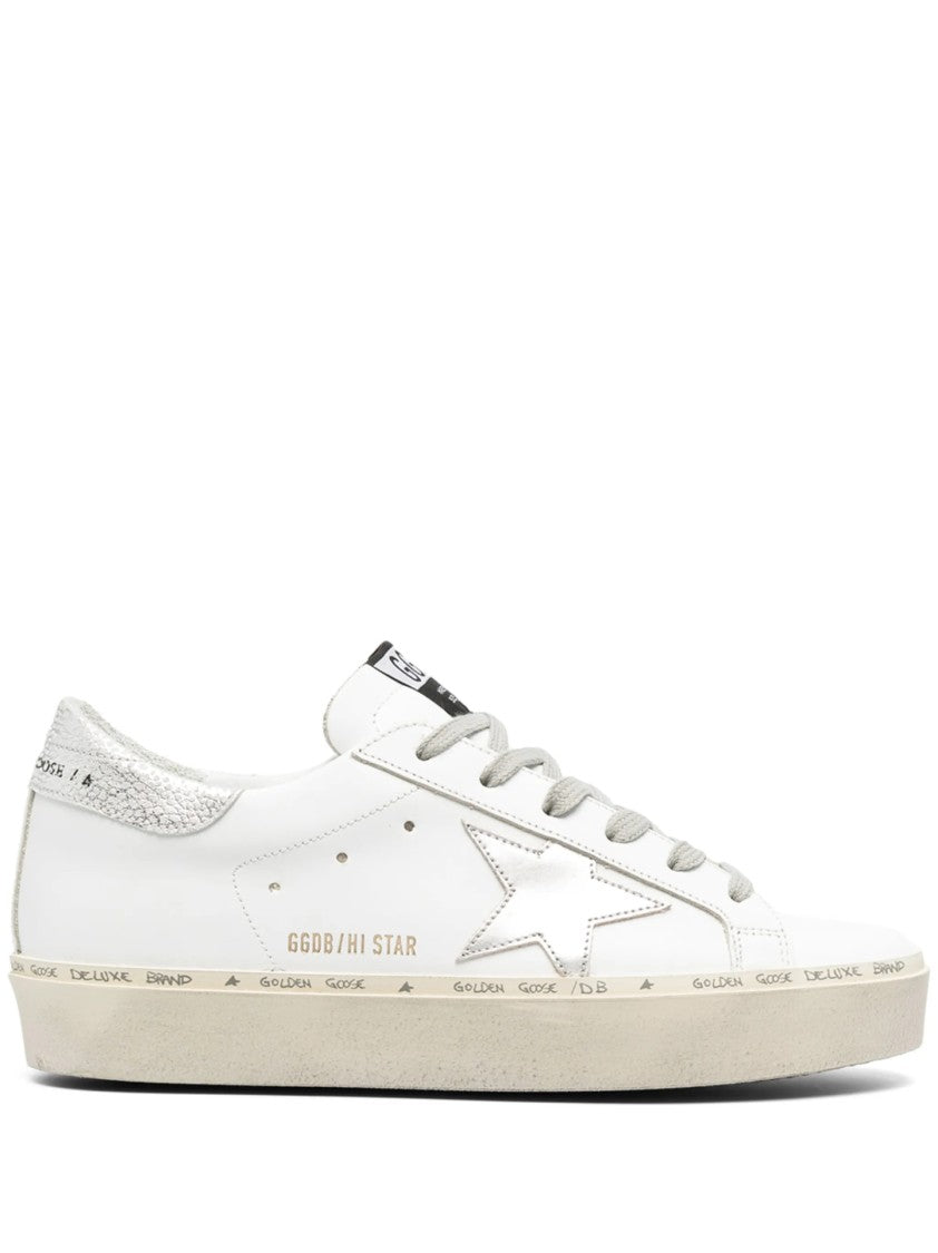 Golden Goose White Leather Sneakers