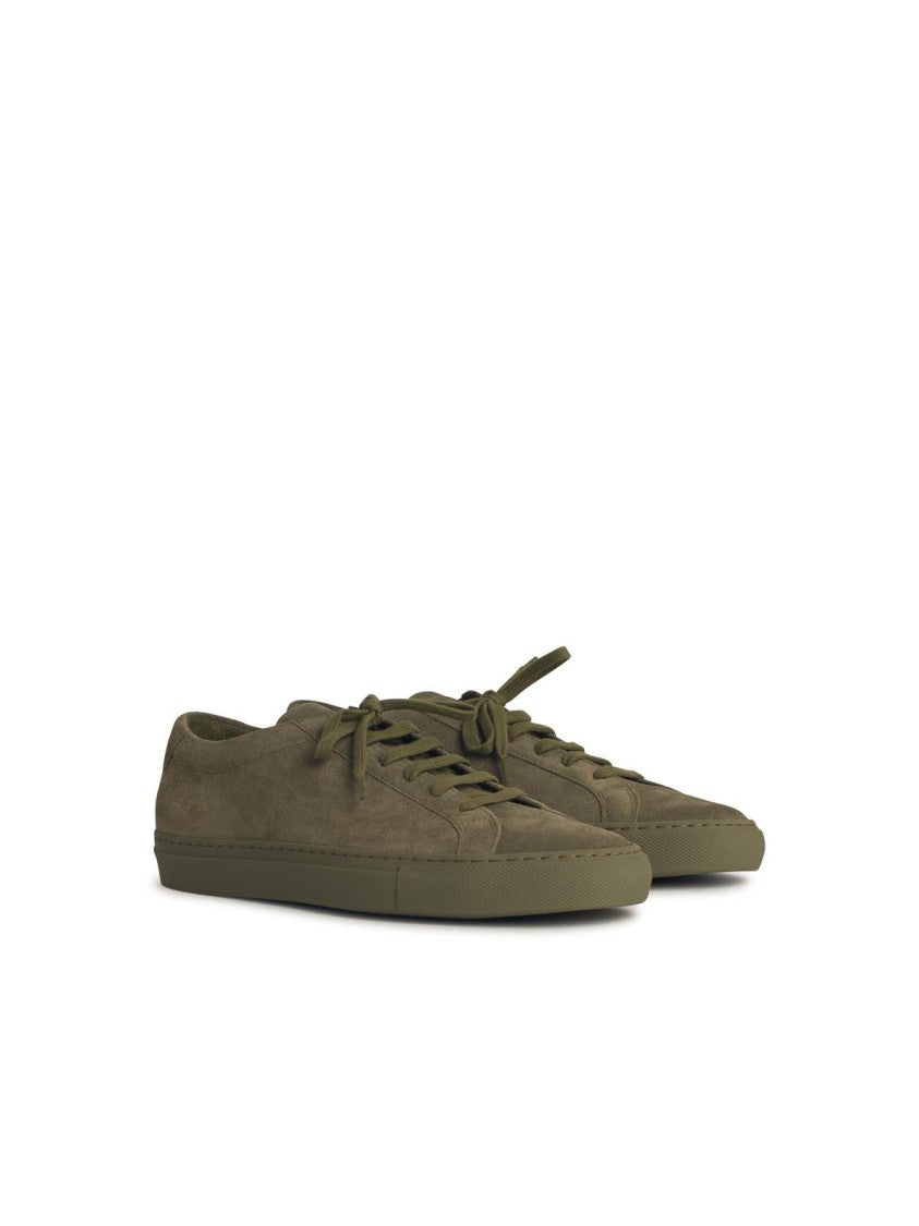 Common Projects Achilles Green Suede Sneakers