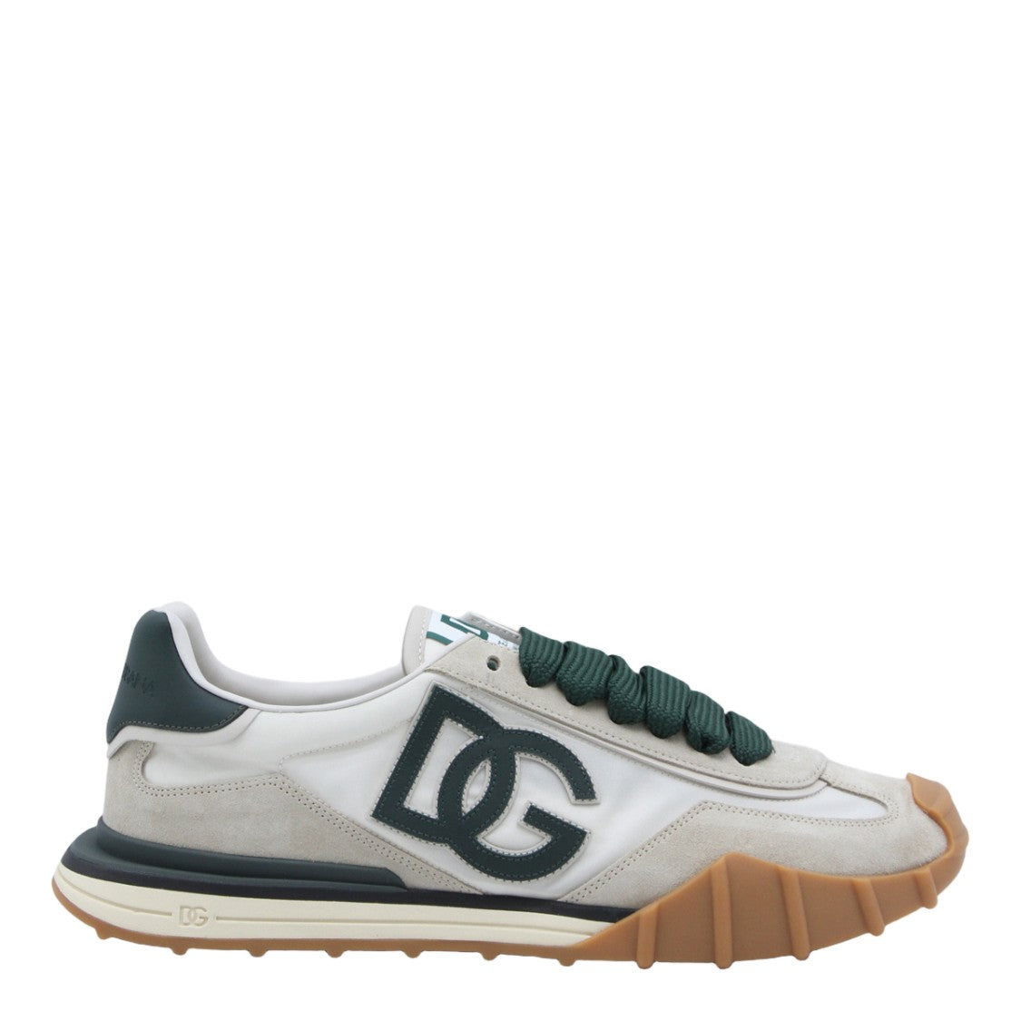 Dolce & Gabbana Chunky Sneakers With Smooth And Suede Textures And Rugged Sole