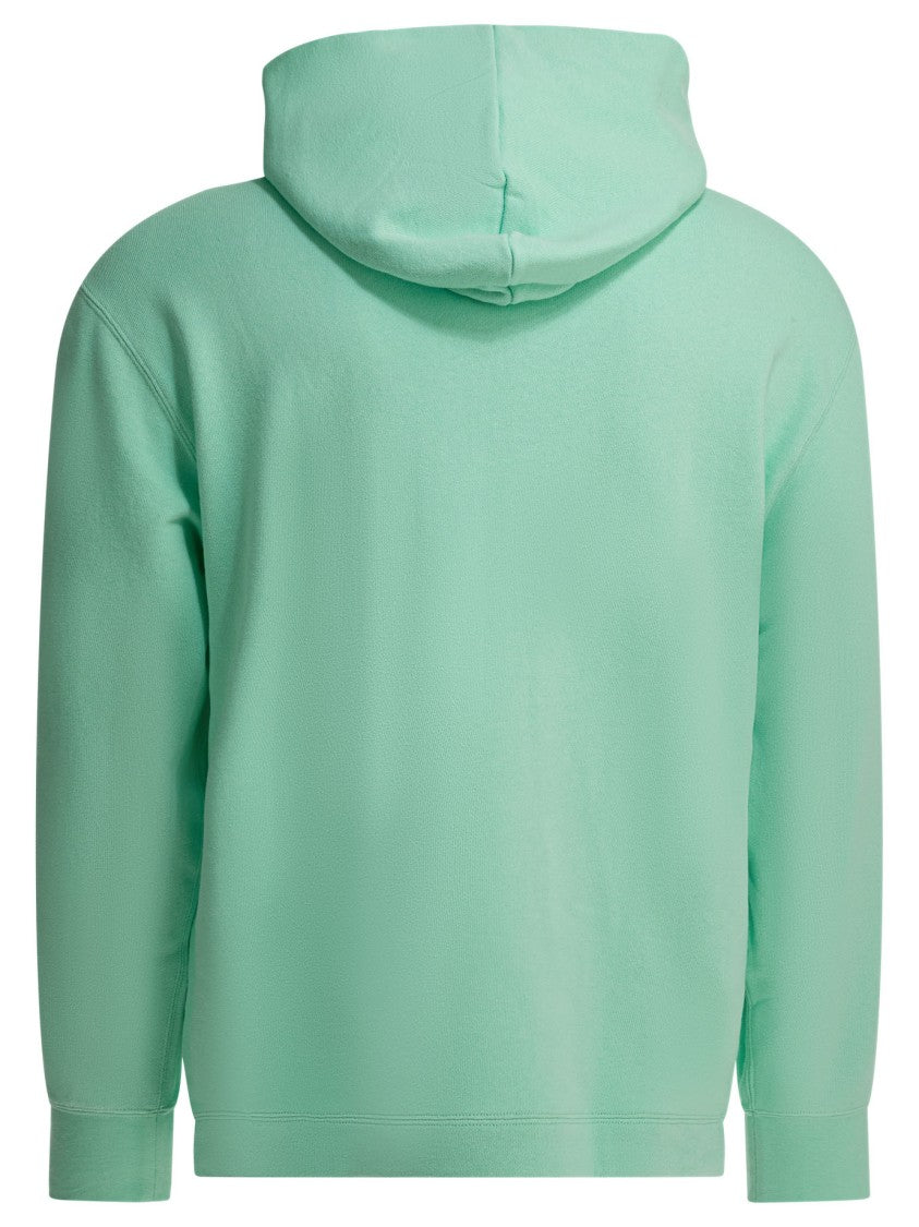 Beams Plus Relaxed-Fit Half-Zip Sweatshirt With Buttoned Collar Tab