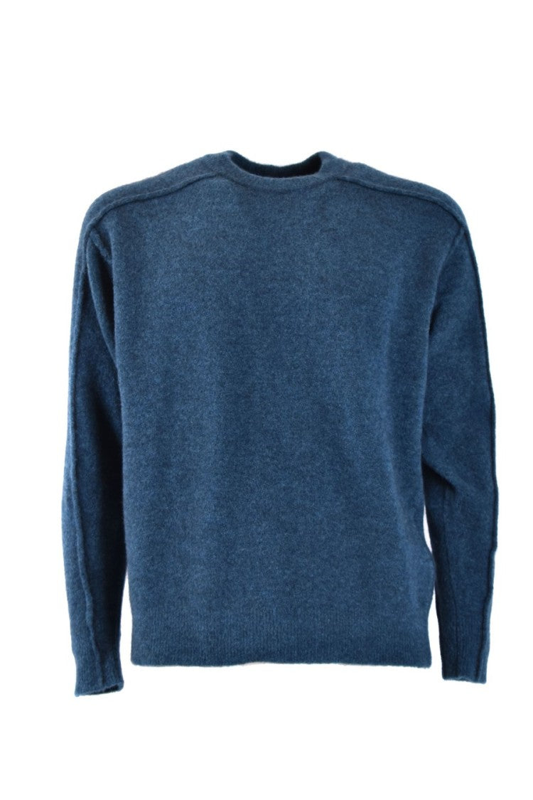 Isabel Benenato Petroleum Knit Sweater