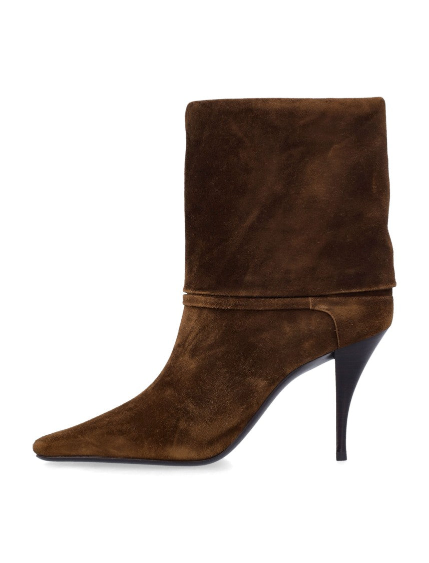 Saint Laurent Pointed Toe Stiletto Booties