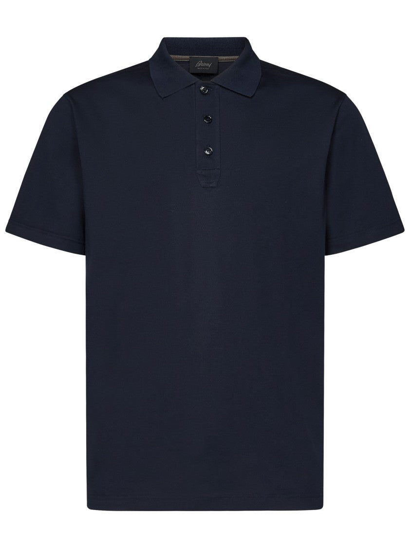 Brioni Navy Blue Polo Shirt