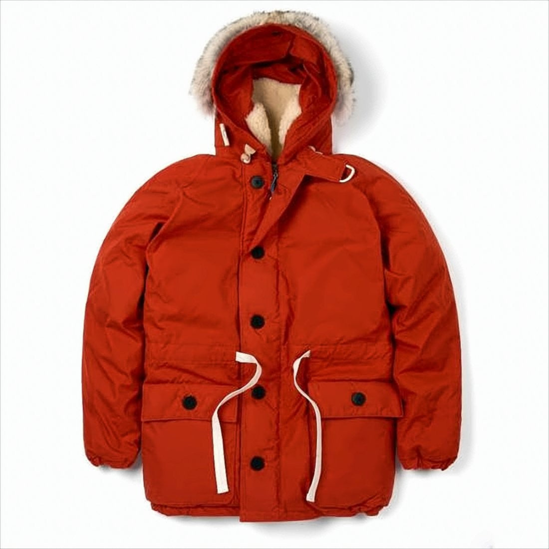 Nigel Cabourn Orange Padded Jacket