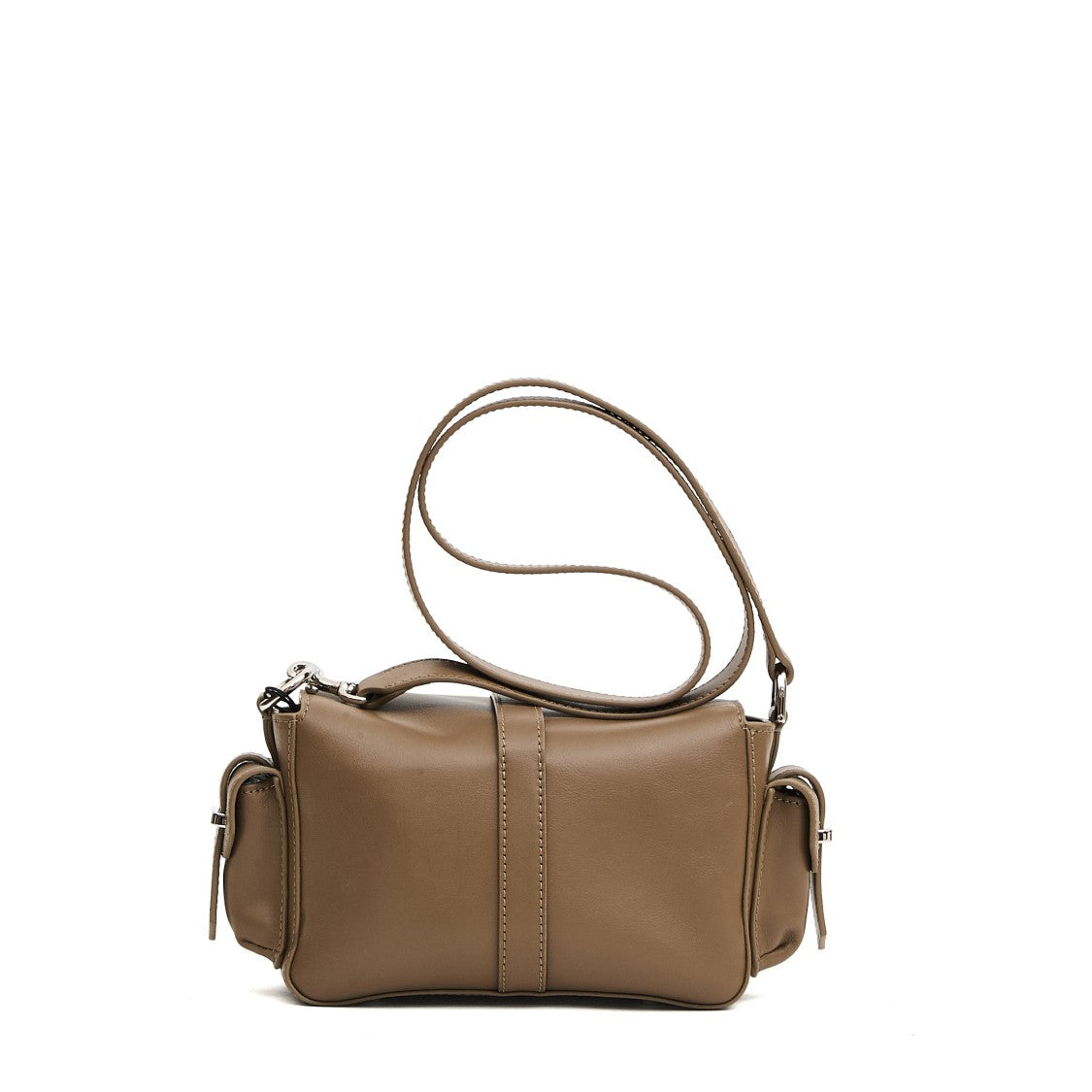 Hogan Small Taupe Leather Flap Bag