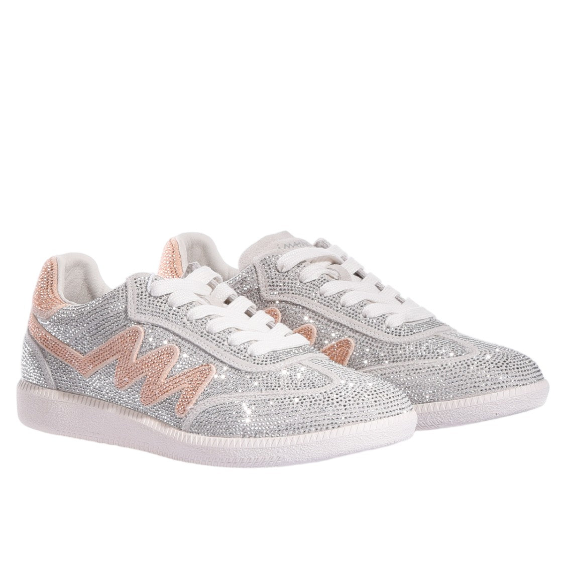 Mimanera Pink Handcrafted Imperial Rose Masterpiece Sneakers