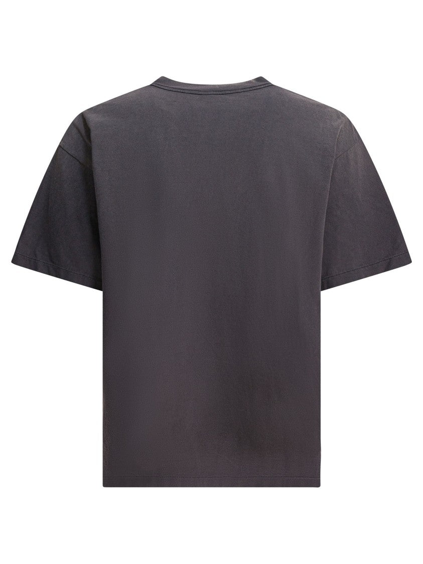 Saint Mxxxxxx Retro Graphic Print Black T-Shirt