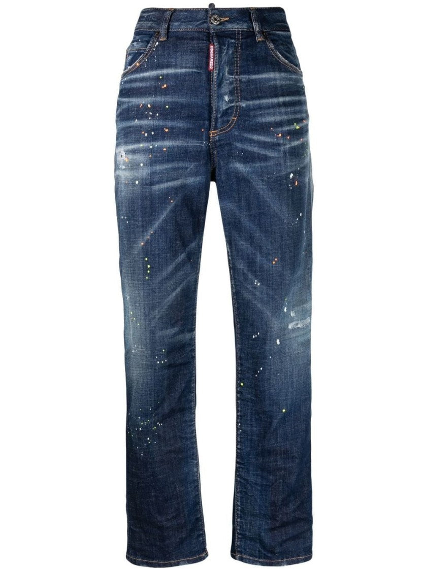Dsquared2 Distressed Five-Pocket Skinny Jeans