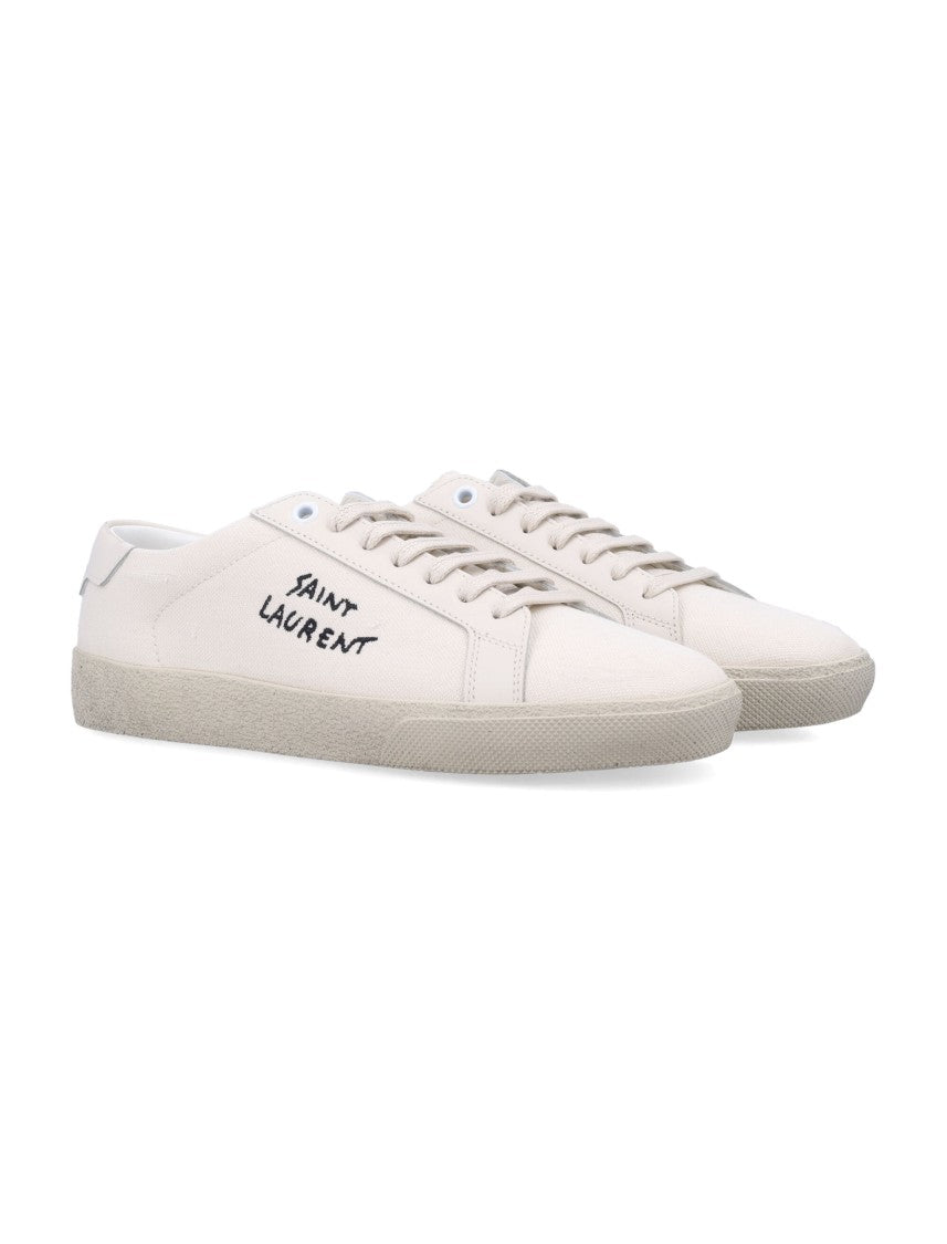 Saint Laurent Saint Laurent Court Classic Sl/06 Woman's Sneakers In Canvas