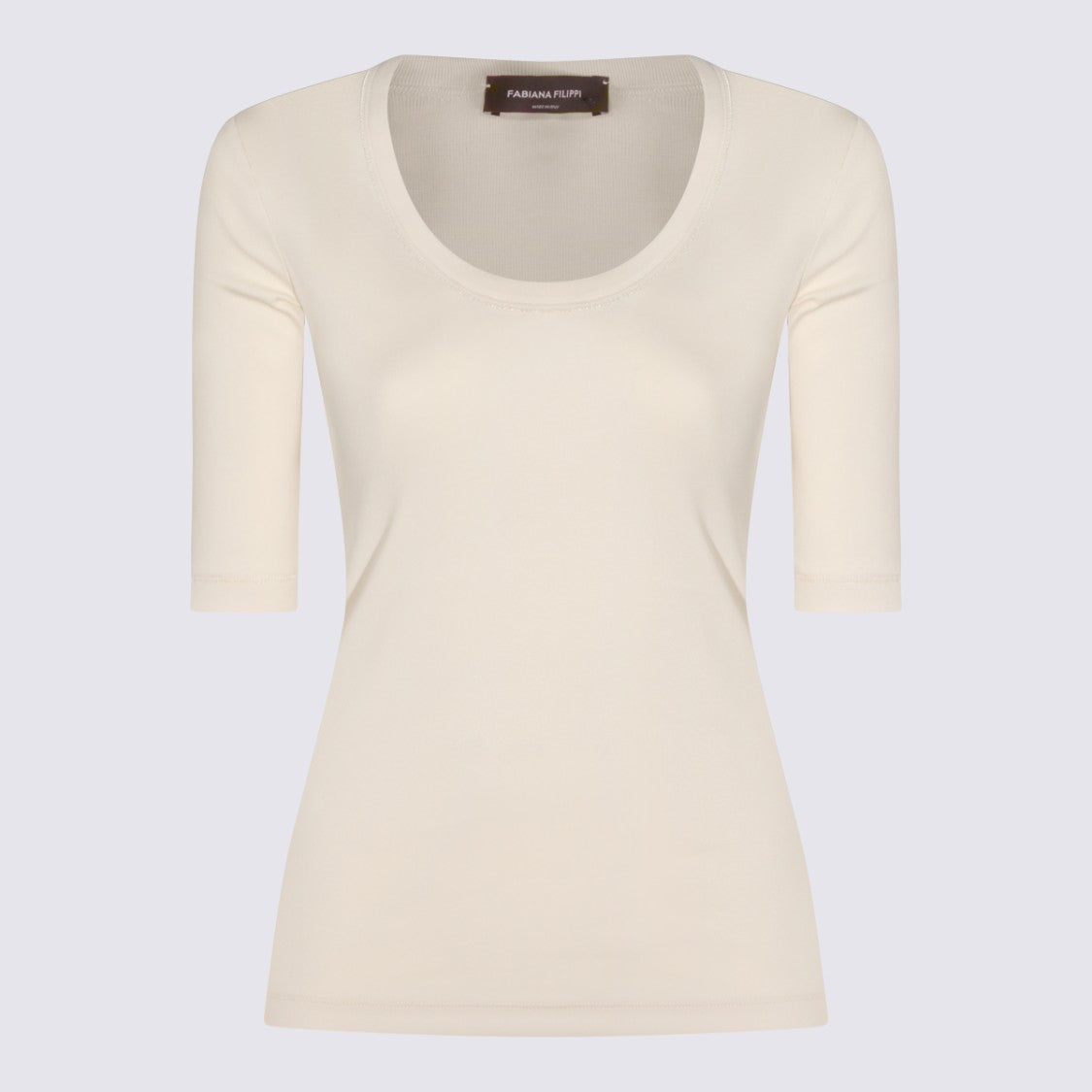 Fabiana Filippi White Cotton Top