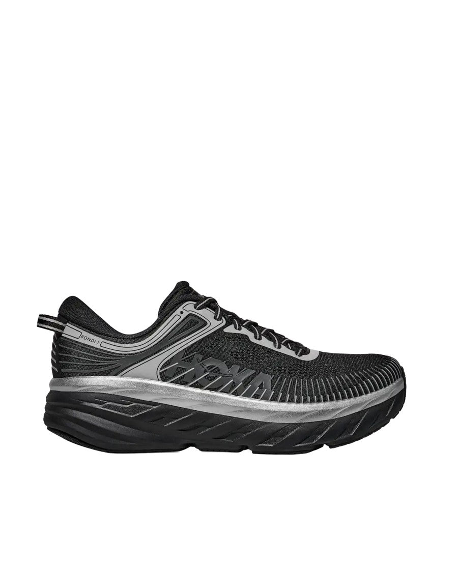 Hoka Bondi 7 Sneakers In Black Stardust