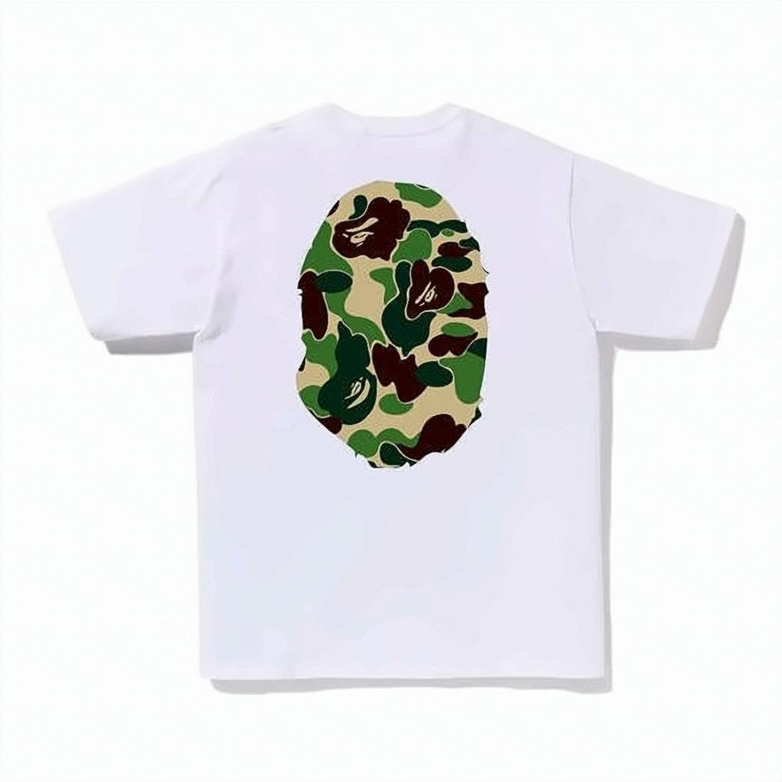 A.P.C. Camo-Graphic Short-Sleeve T-Shirt With Bold Ape Design