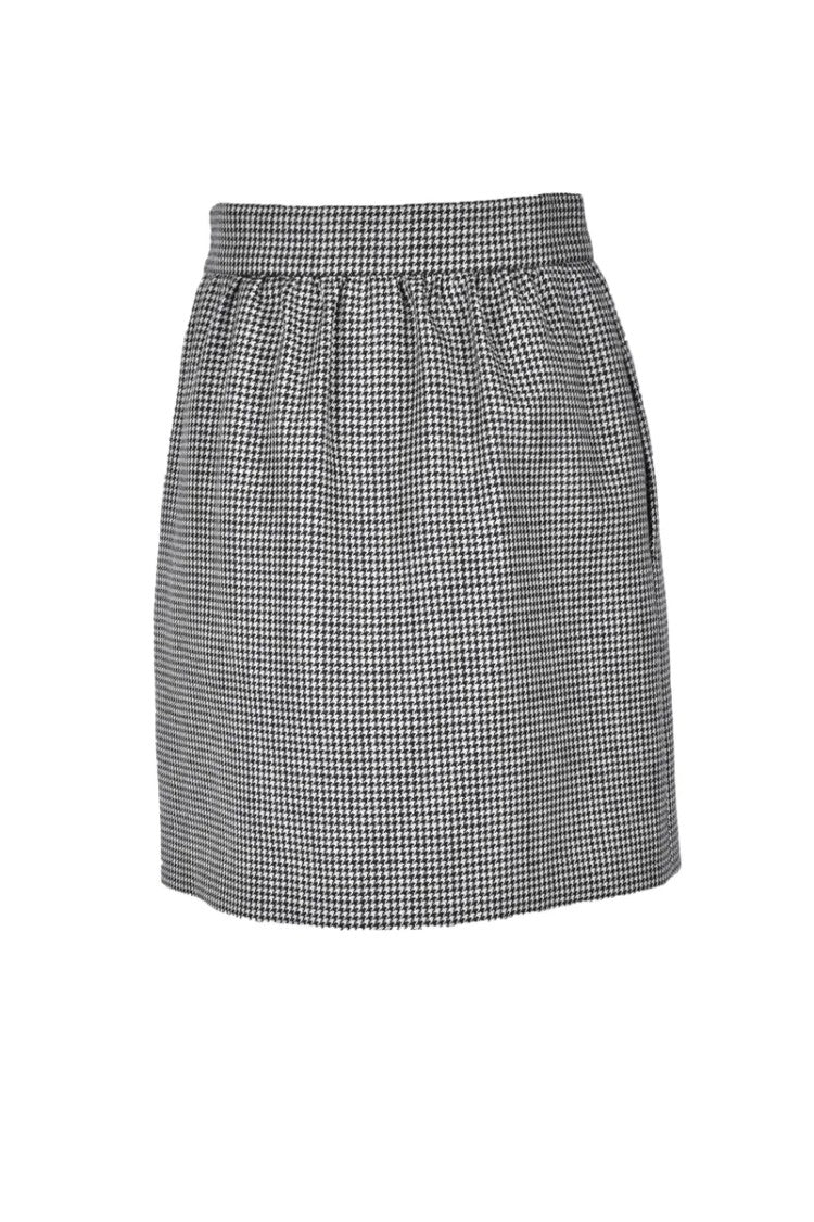 Max Mara High Waist Skirt - White/Black