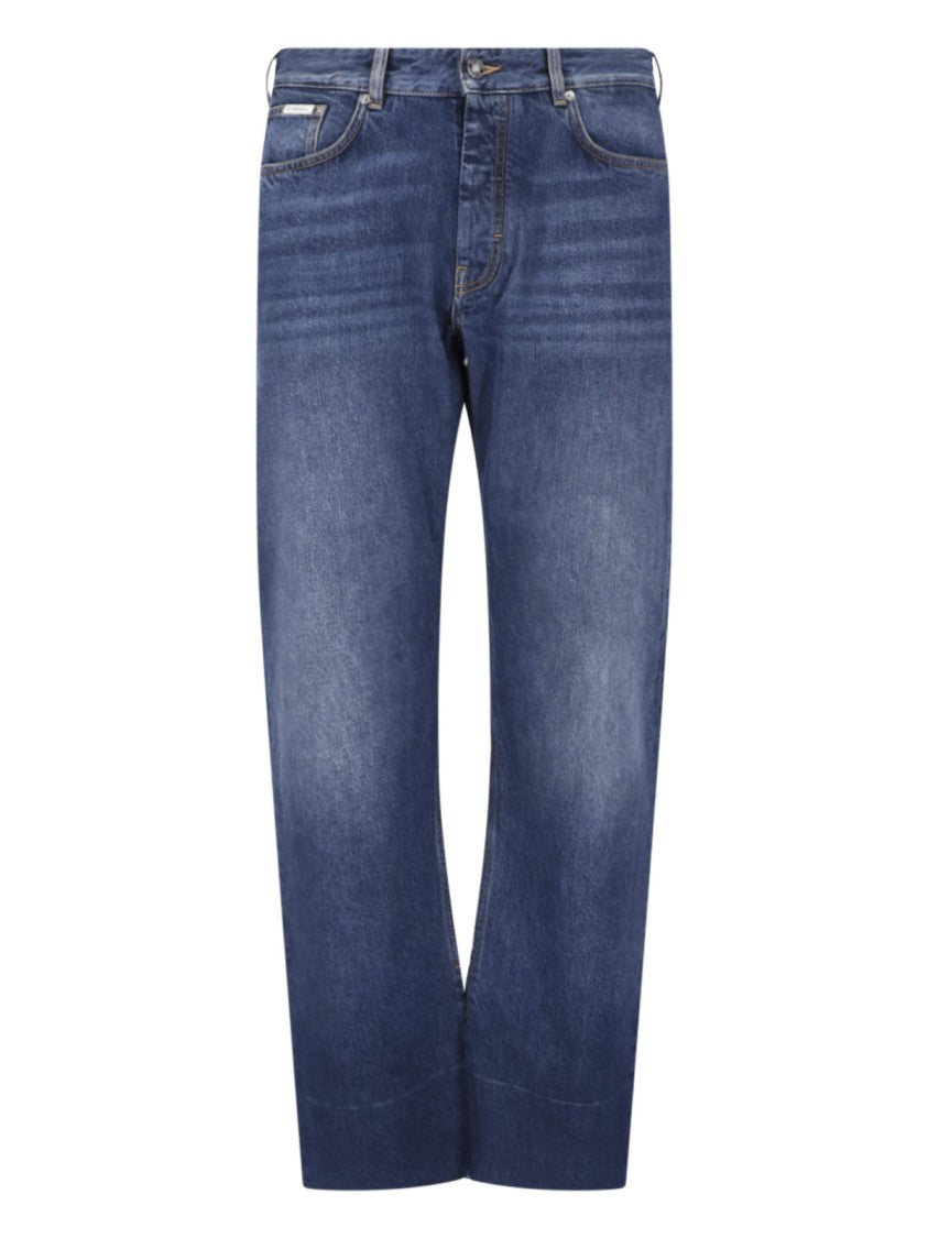 Givenchy Mid-Rise Straight-Leg Jeans With Fading
