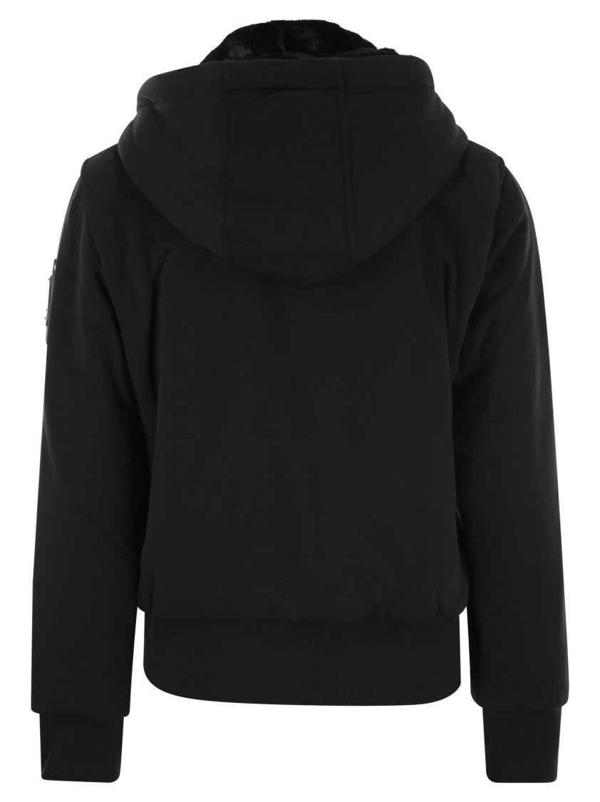 Moose Knuckles Classic Bunny - Sweatshirt With Faux Fur