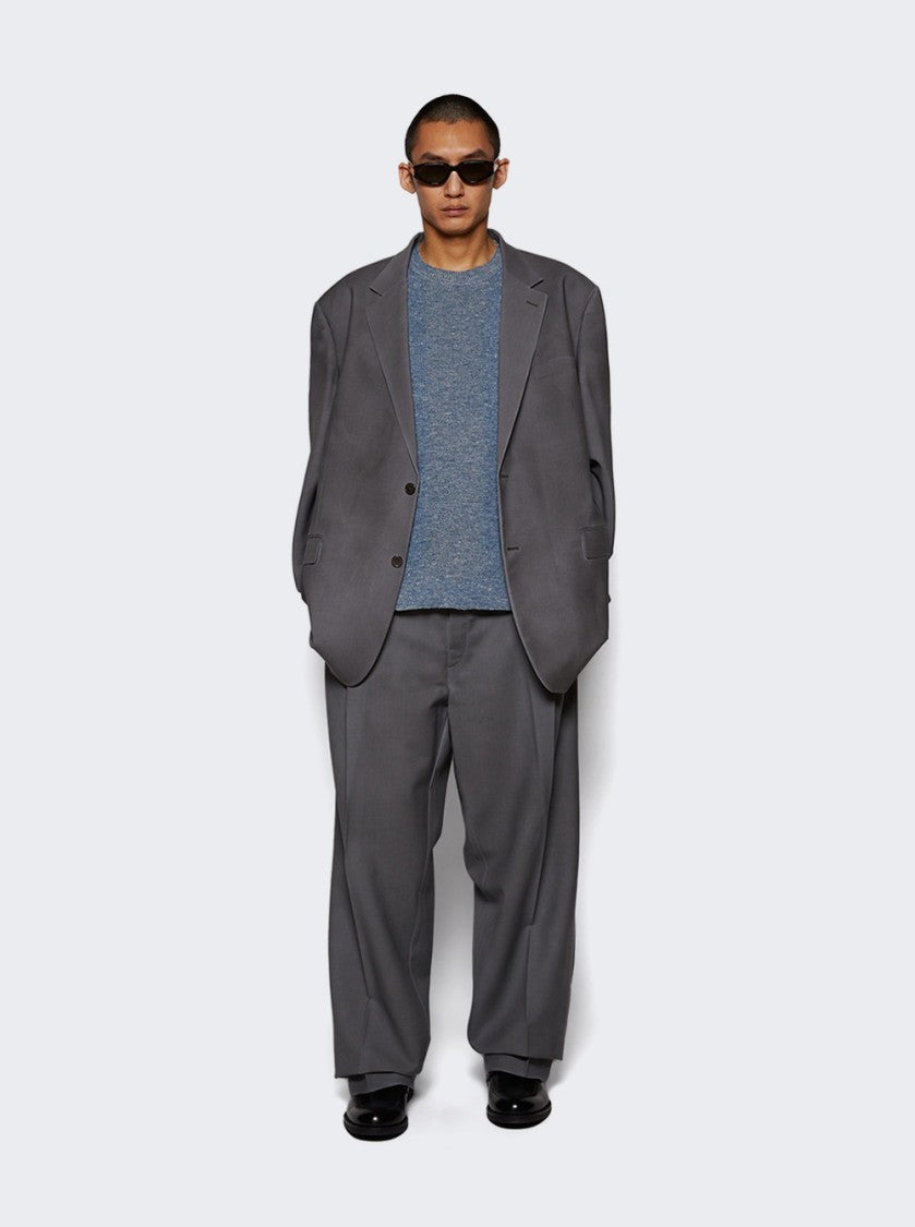 Maison Margiela Mohair Wool Trousers - Medium Grey