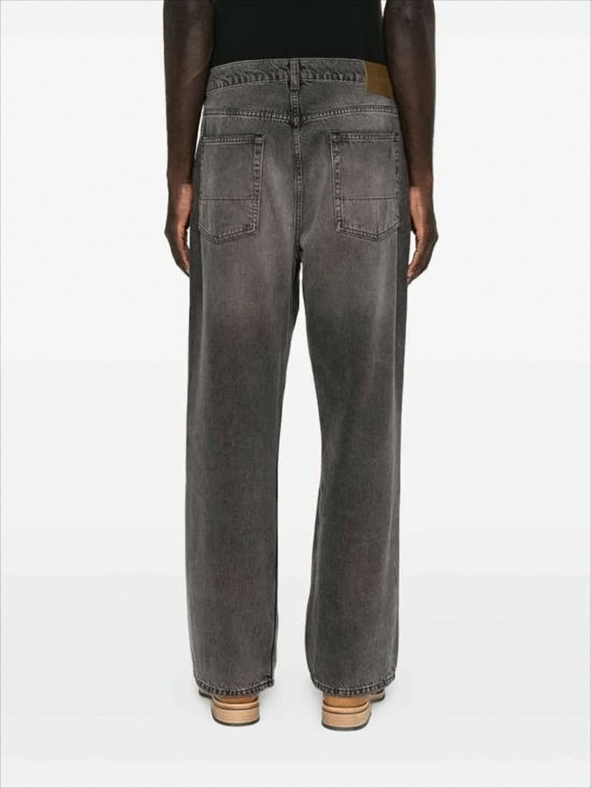 Our Legacy Distressed Black Denim Pants With Relaxed Fit