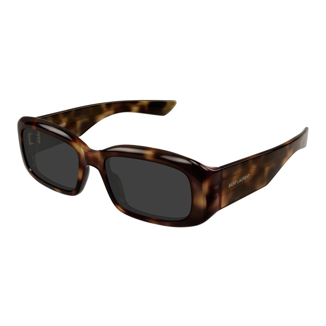 Saint Laurent Sl 809 Rectangular Tortoiseshell Frame Sunglasses