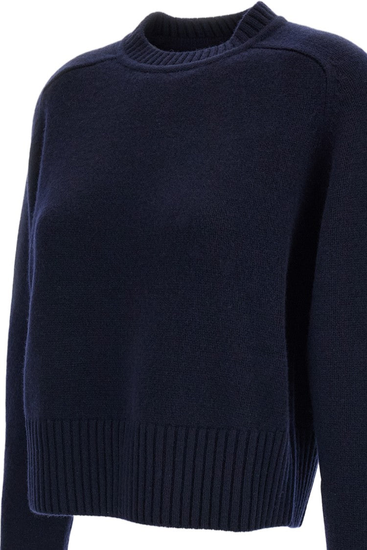 Extreme Cashmere Dark Blue Cashmere-Blend N.167 Crewneck Sweater