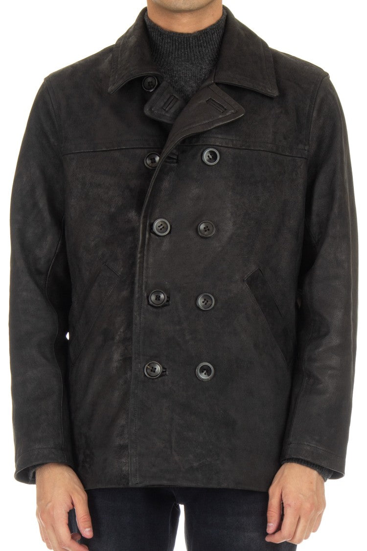 Giorgio Brato Artisanal Peacoat Leather