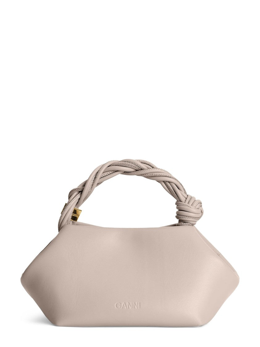 Ganni Small Diamond-Shaped Bou Bag With Twisted Handle
