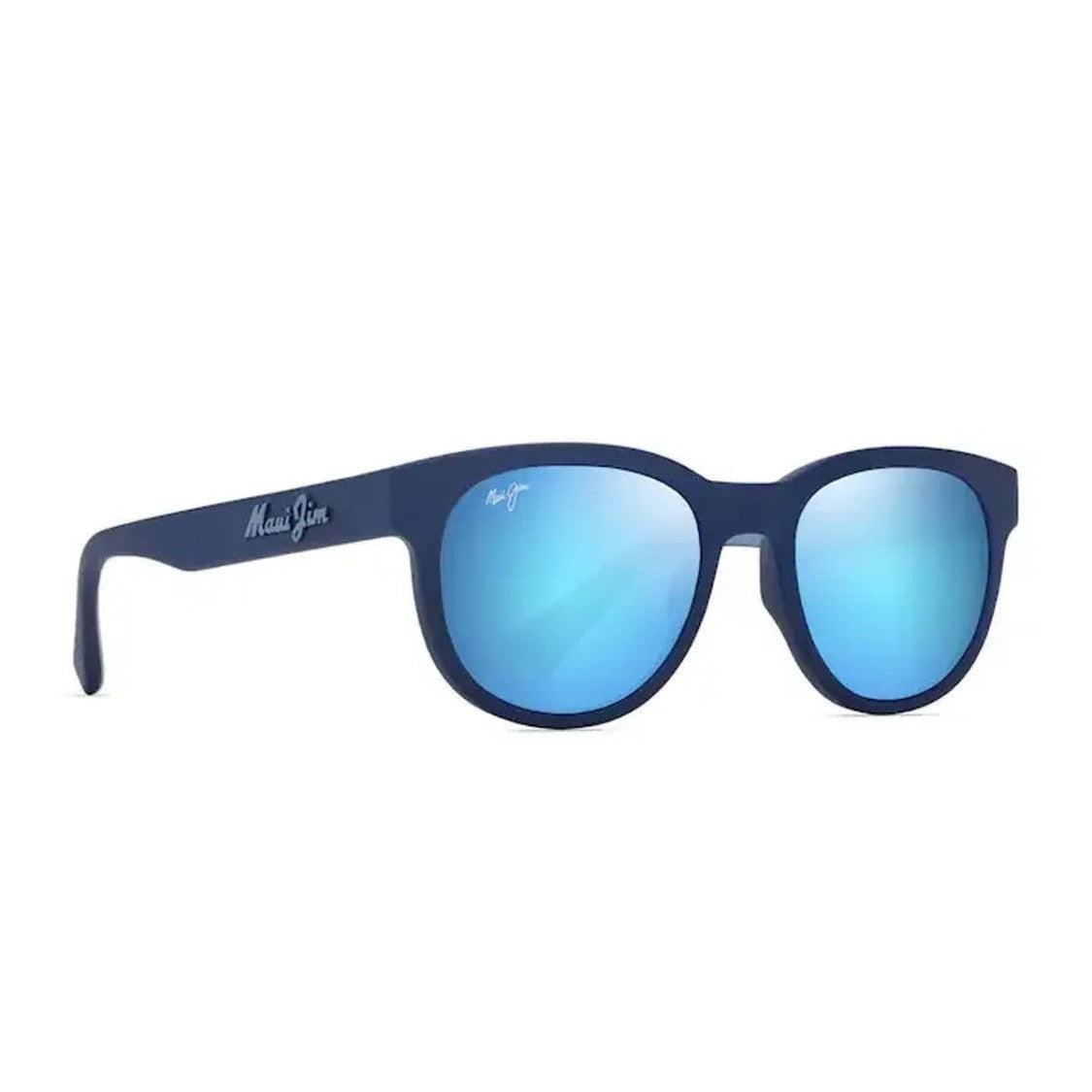 Maui Jim Blue Matte Maoli Acetate Square Sunglasses