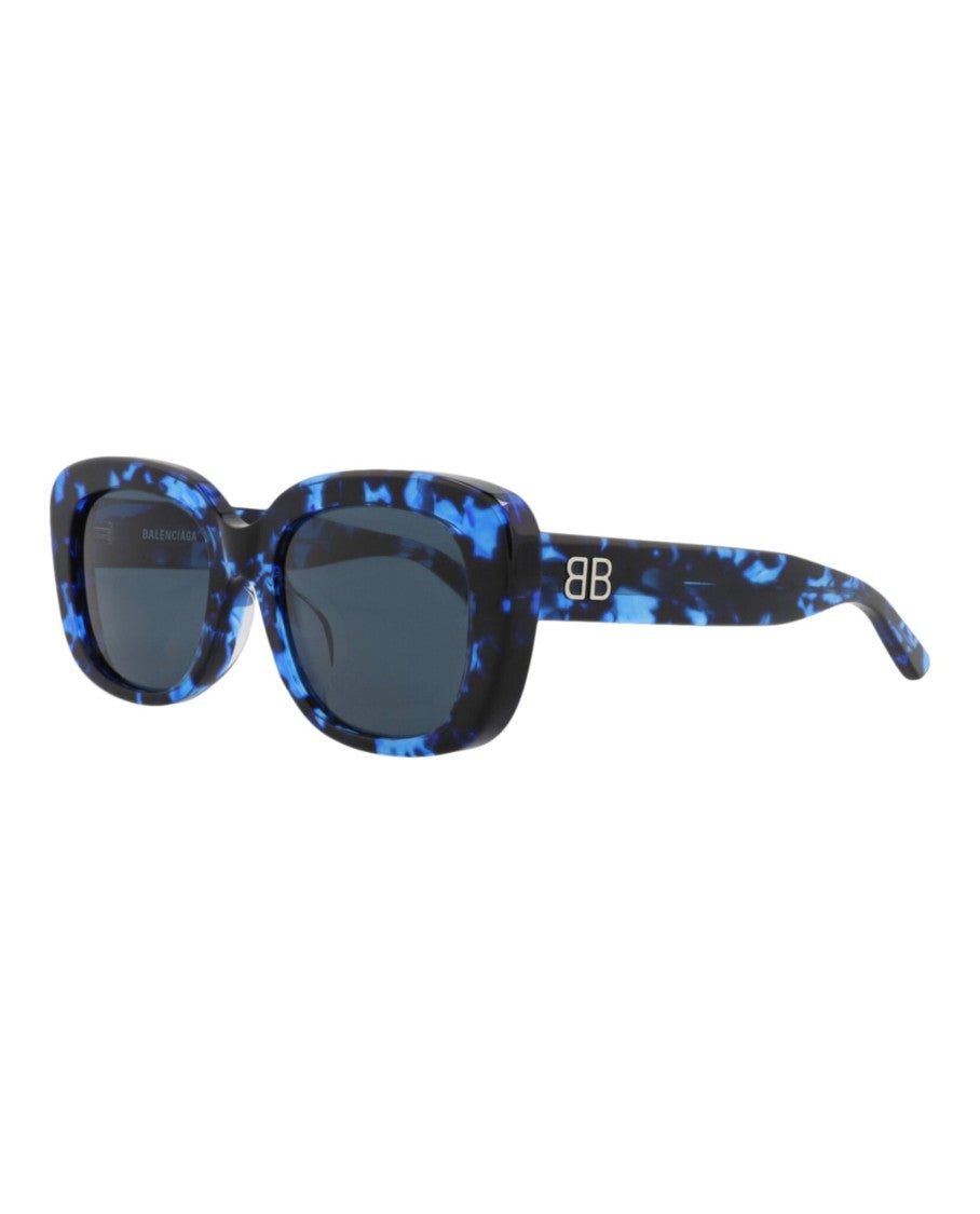 Balenciaga Square-Frame Recycled Acetate Sunglasses