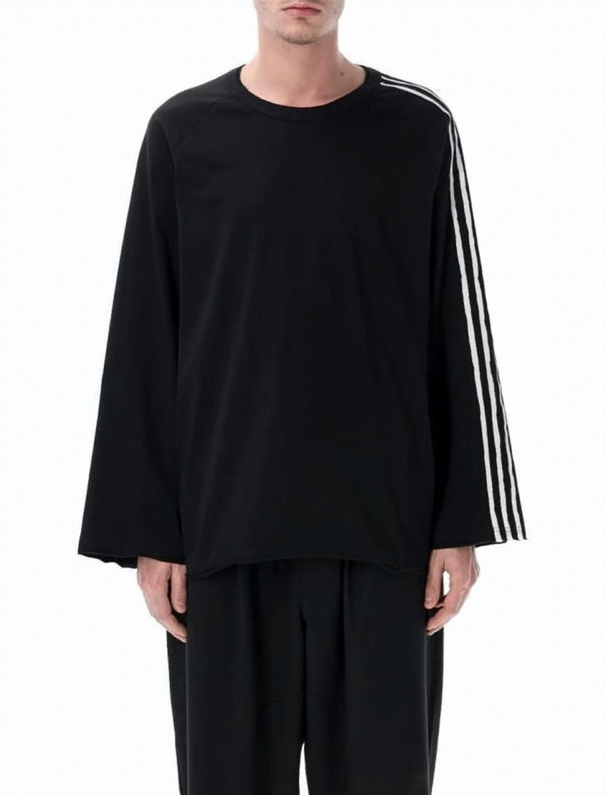 Y-3 Relaxed Fit Black Long-Sleeve Top