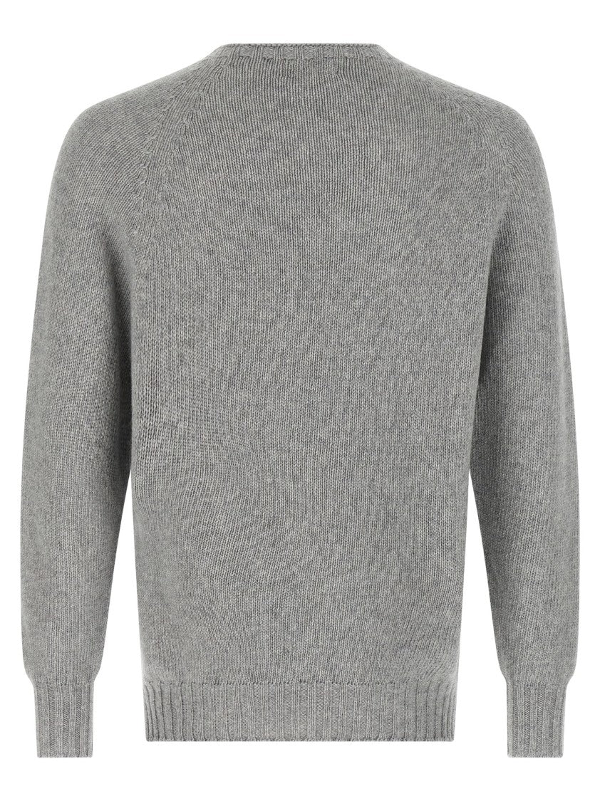 Ma'ry'ya Cashmere Blend Wool Sweater With Ribbed Details