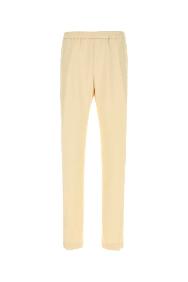 Dries Van Noten Pastel Yellow Jersey Pennams Pant