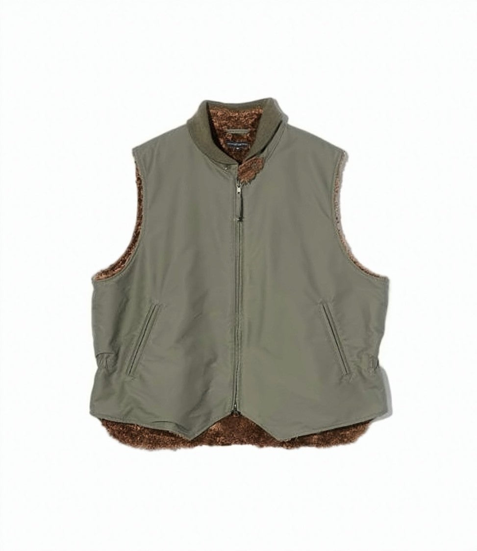 Engineered Garments Boxy Sleeveless Green Vest