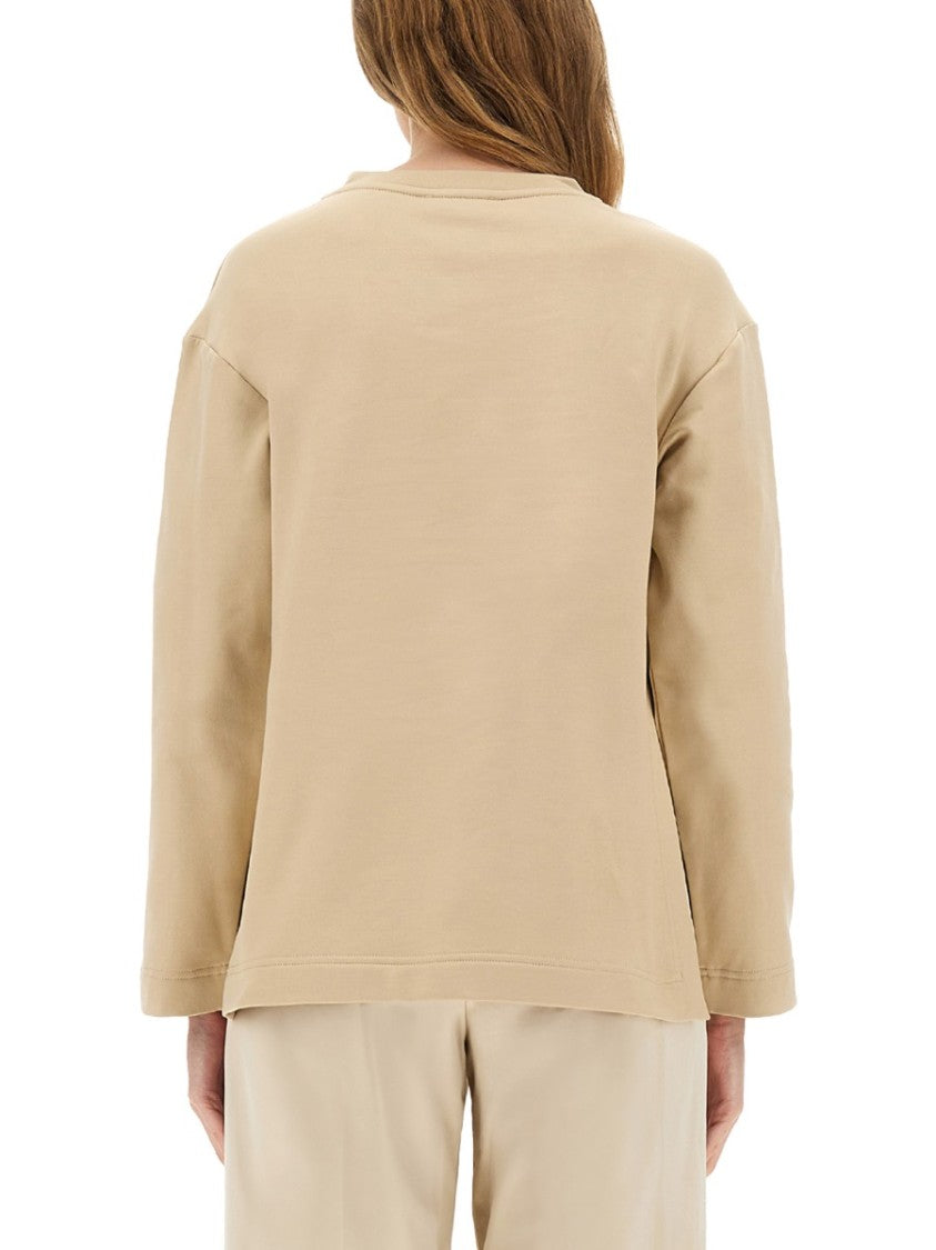 Max Mara Berma Silk-Cotton Blend Sweatshirt