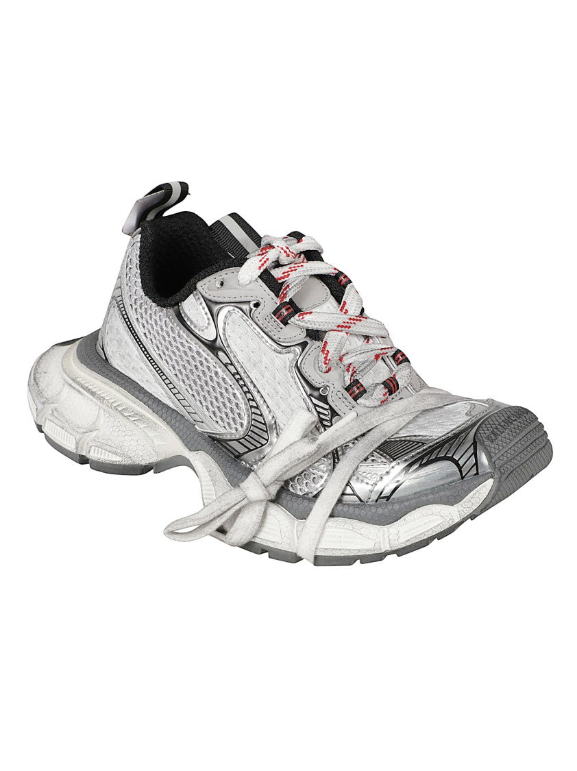 Balenciaga 3Xl Grey Distressed Mesh Sneakers