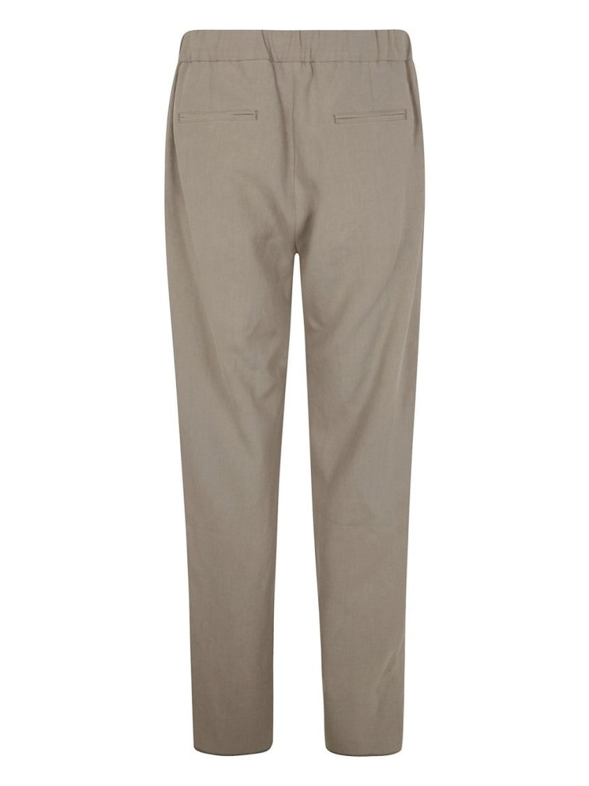 Giorgio Armani Relaxed Fit Linen Trousers