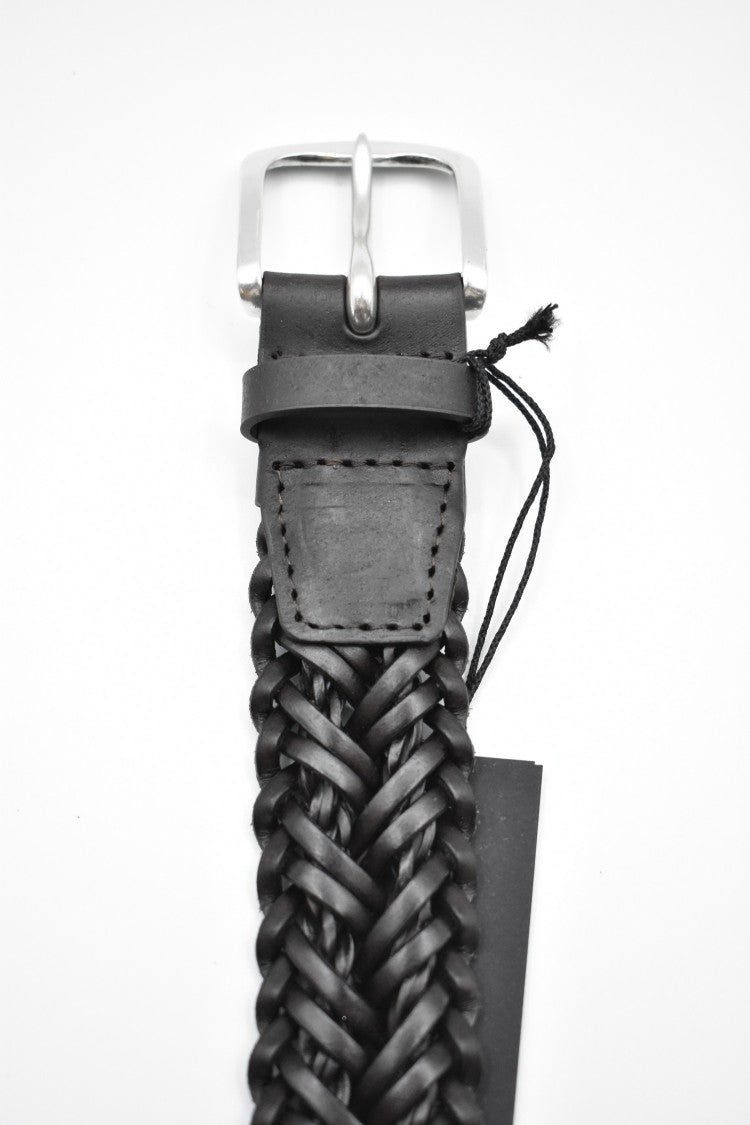 Orciani Braided Brown Orciani Belt With Buckle