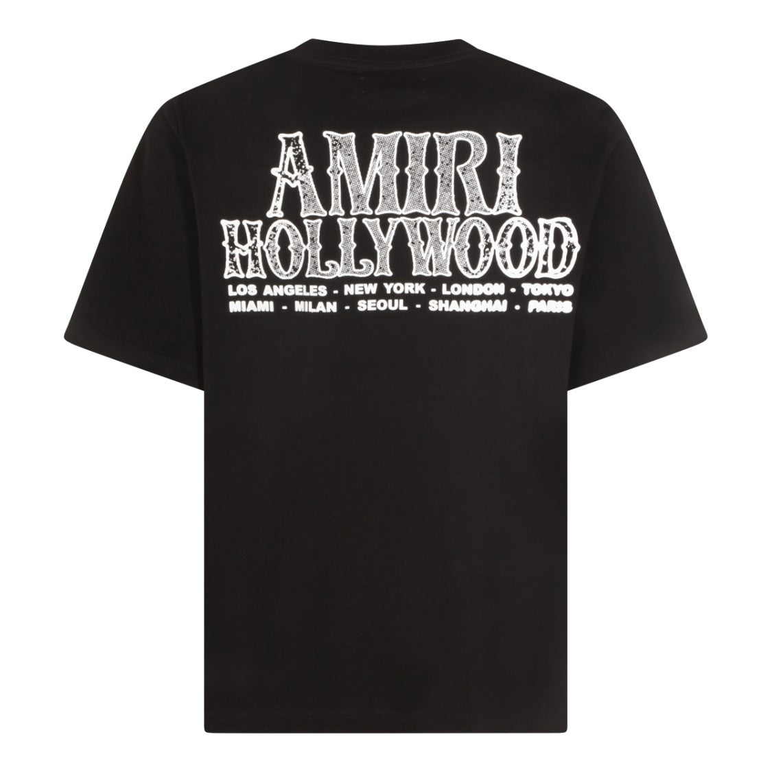 Amiri Black Cotton T-Shirt