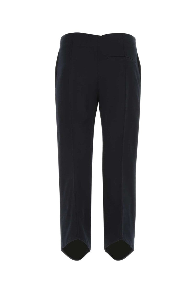 Bottega Veneta Midnight Blue Cotton Cropped Cut Pant