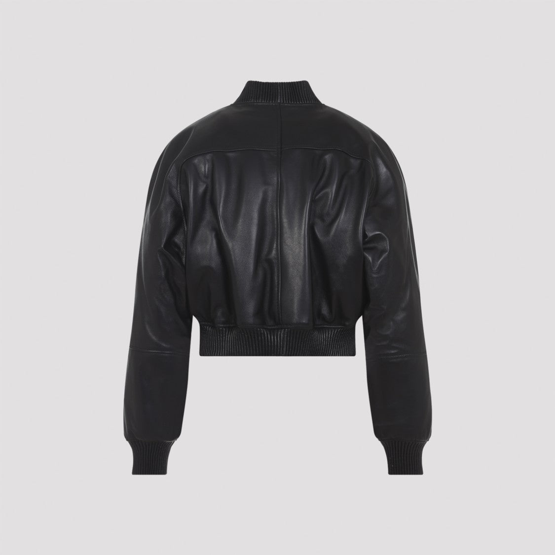 Phoebe Philo Smooth Lamb Leather Tailored Jacket With Cropped Fit