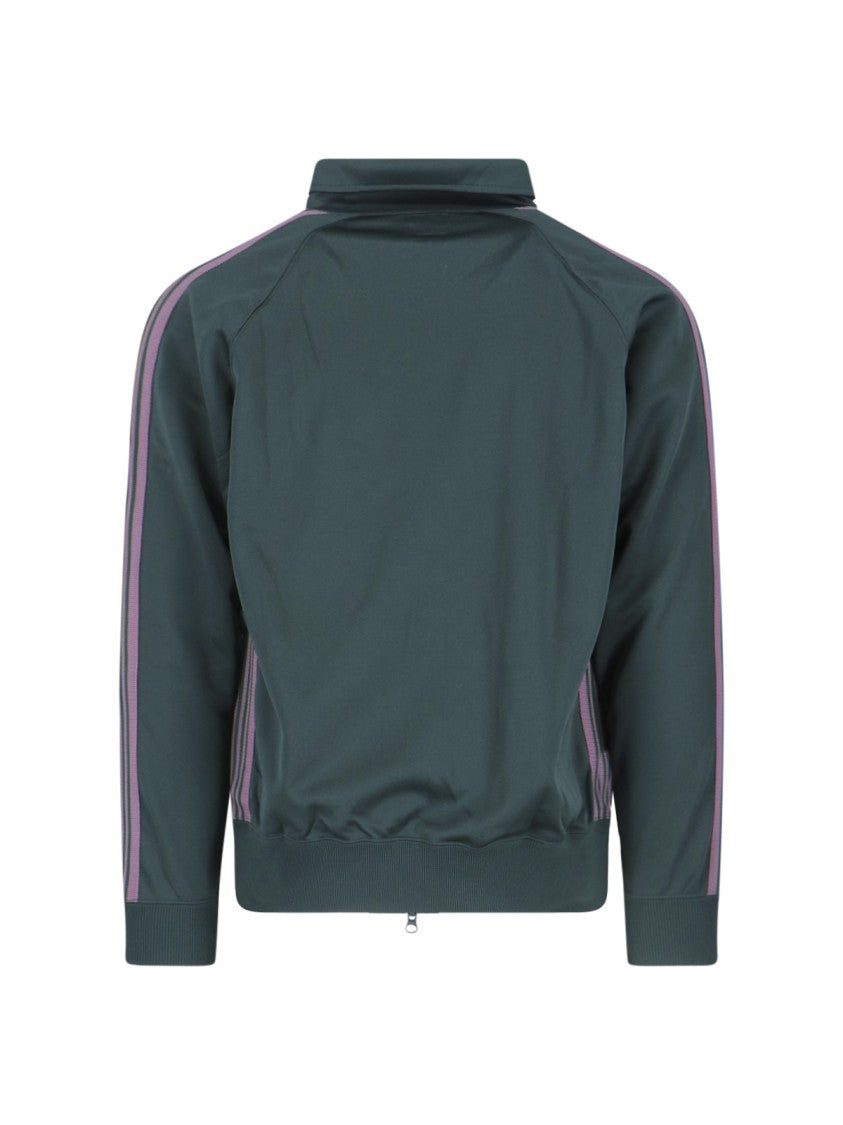 Needles Logo Sports Jacket, In Green Fabric