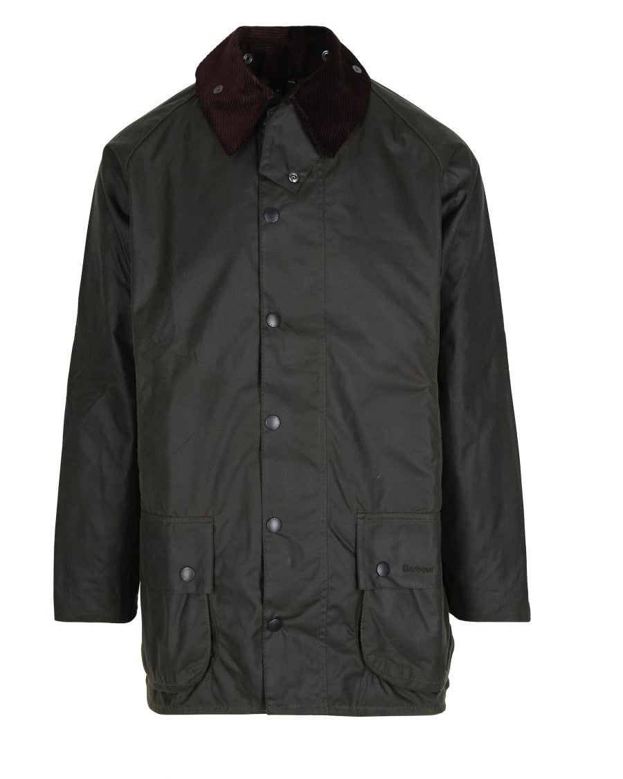 Barbour Beaufort Wax Jacket In Archive Olive