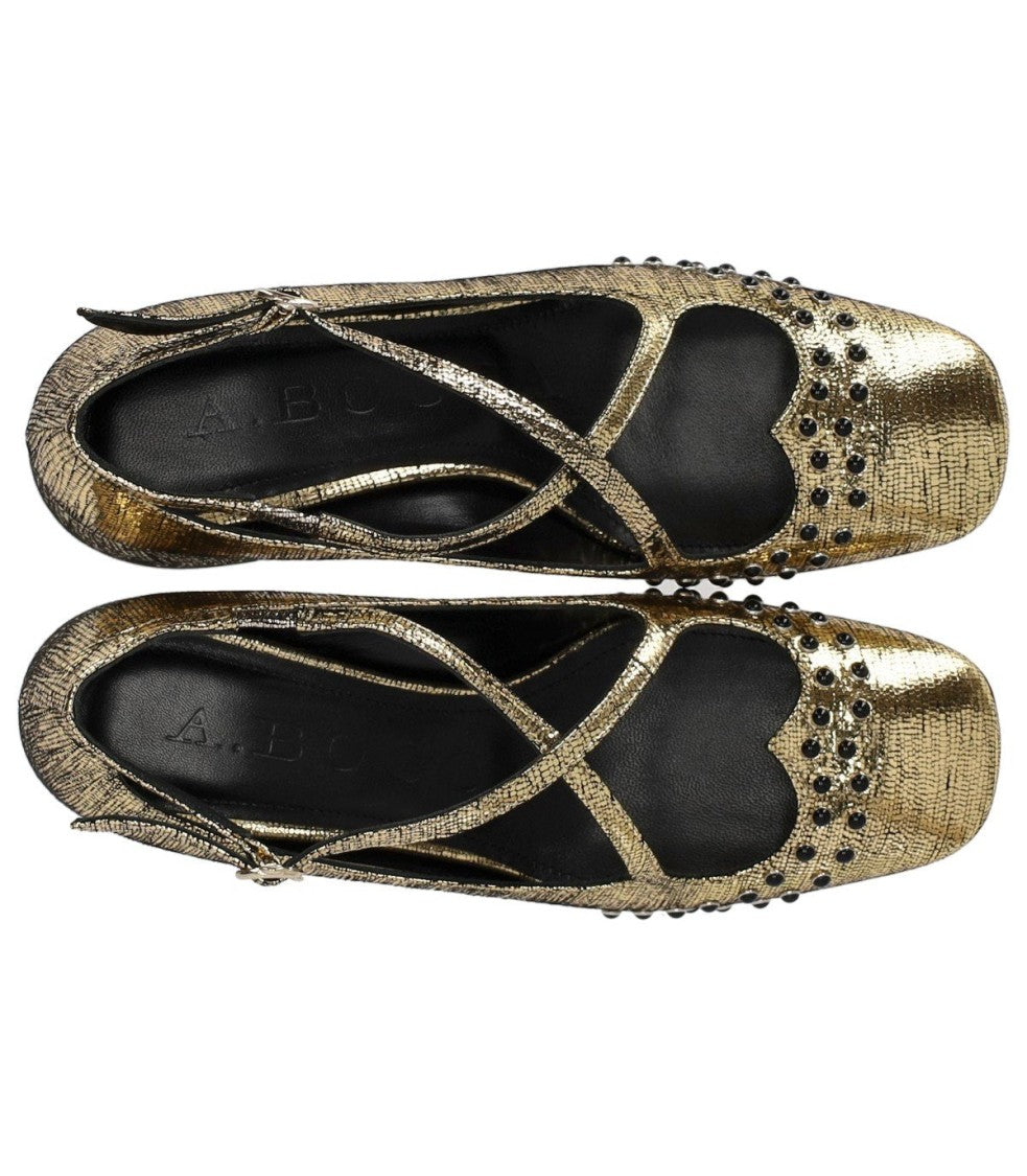 A. Bocca Two For Love Gold Pump