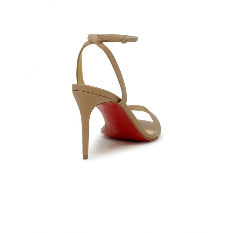 Christian Louboutin 3210615 Pk1a Nude Nappa Loubigirl 85 Sandals