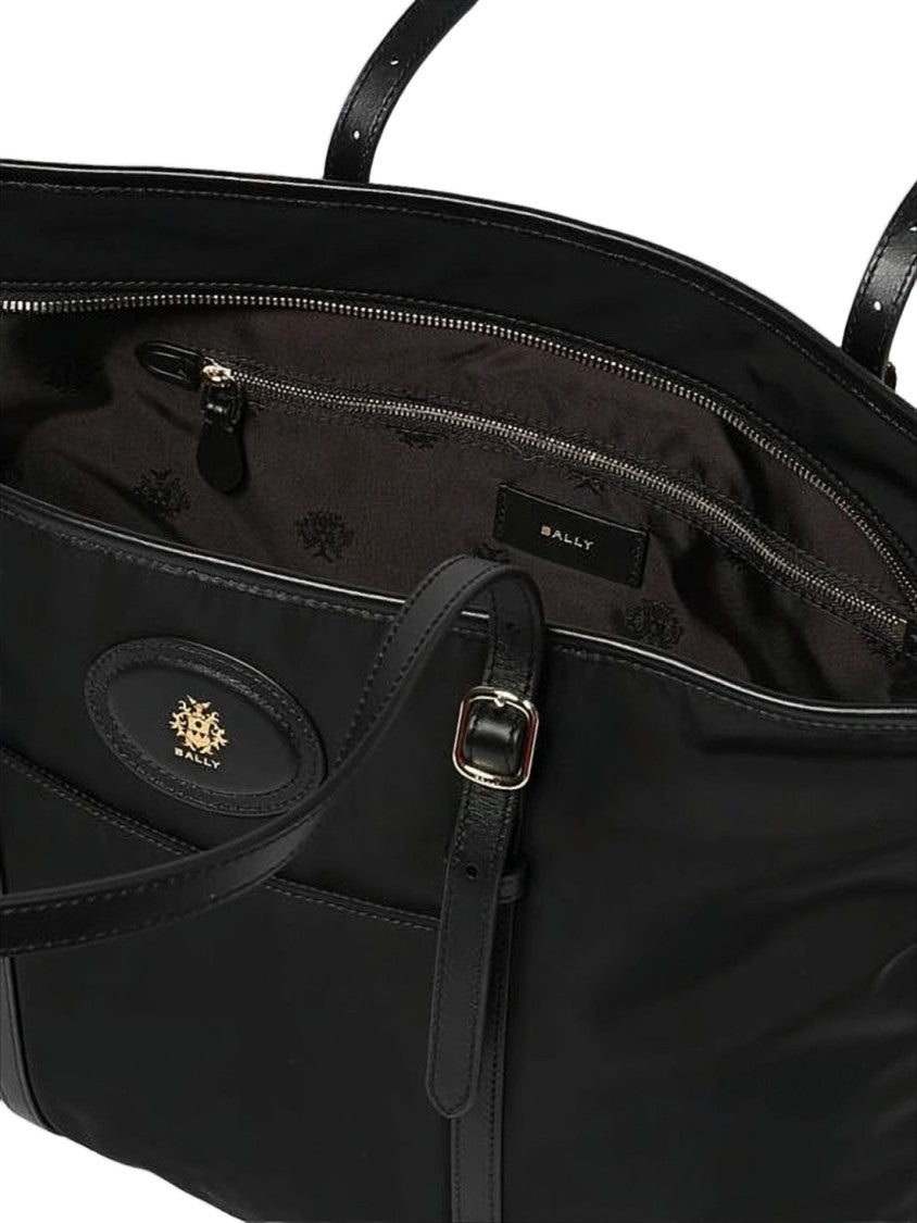 Bally Smooth Nylon Shoulder Bag With Adjustable Straps